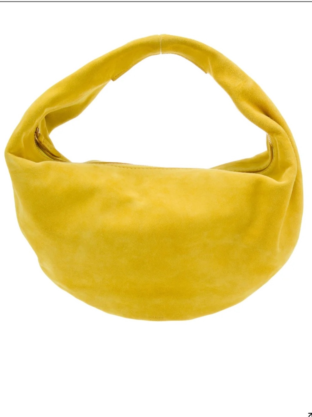 KHAITE Yellow Suede Bag